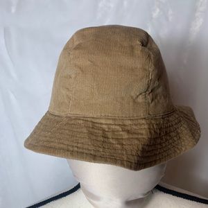 NWT tan corduroy bucket hat